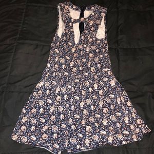 Floral Print Romper
